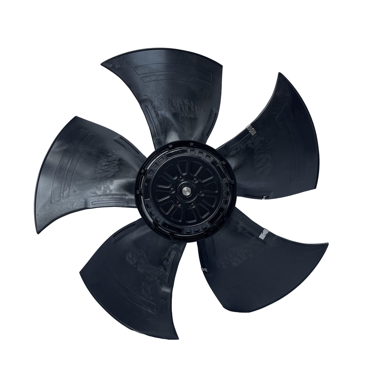 Front view of ebm-papst A4D500-AM03-01 axial fan