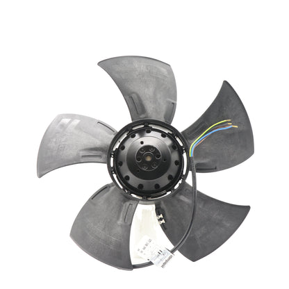 Front view of ebm-papst A4E300-AS72-01 axial fan