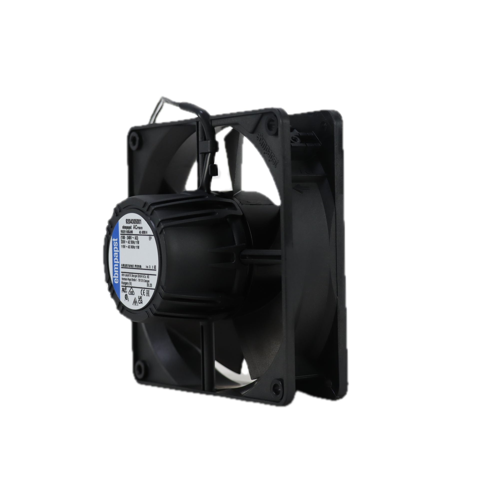 Side view of ebm-papst AC 4300H industrial fan