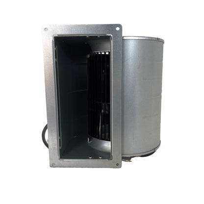 Side view of ebm-papst D2D146-AA24-23 centrifugal fan