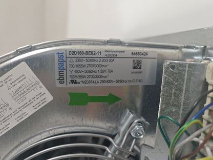 ebmpapst D2D160-BE02-11 Industrial Fan 160mm 230V 2700RPM 700W