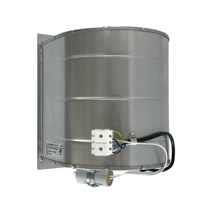 Side view of ebm-papst D2E133-DM27-D8 centrifugal fan