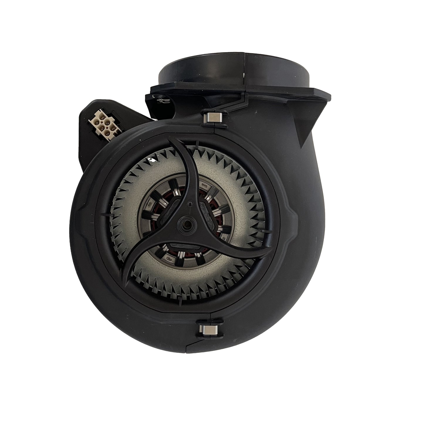Front view of ebm-papst D2E146-HT67-39 centrifugal fan