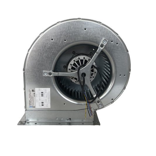 Front view of ebm-papst D4D250-CA02-01 centrifugal fan