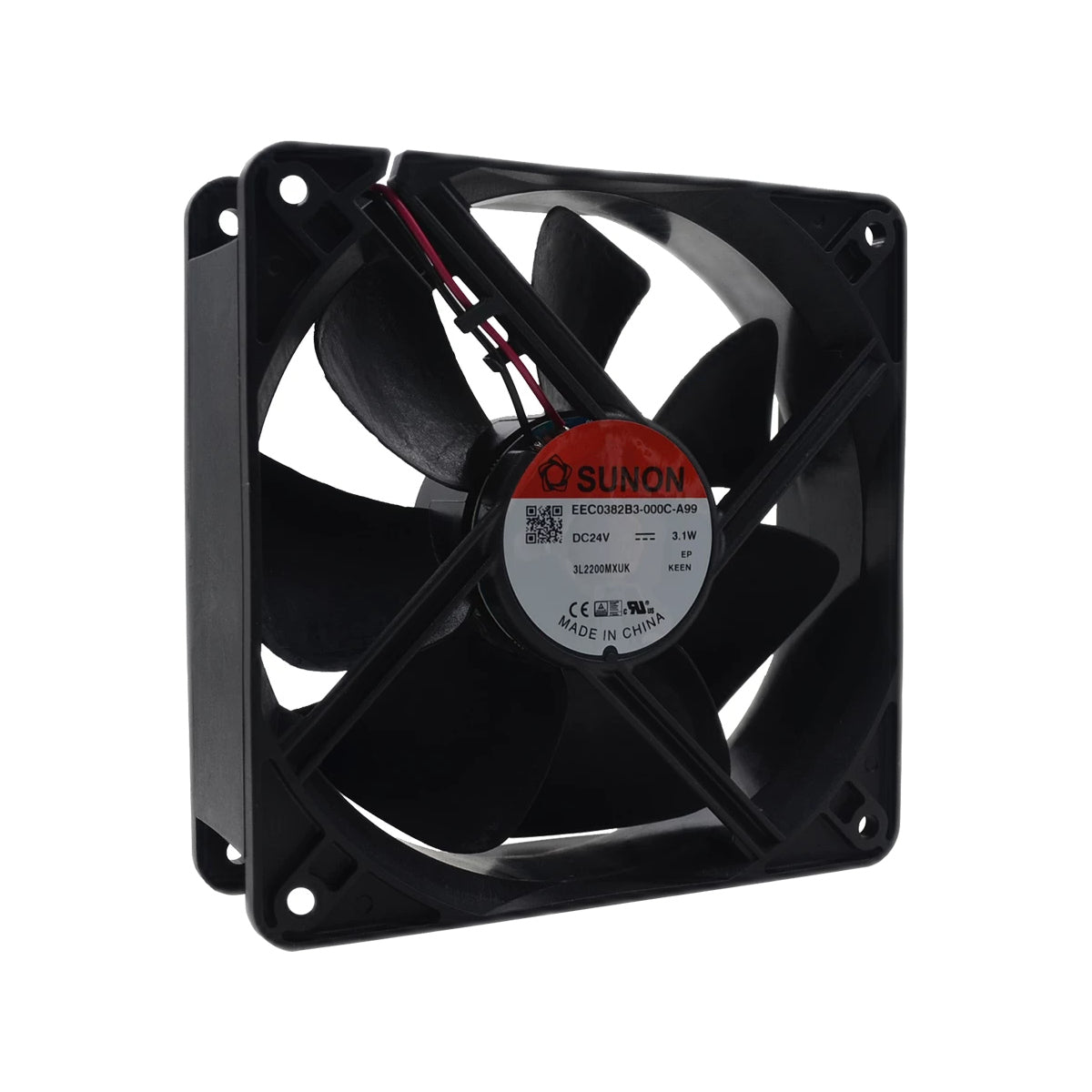 SUNON 24V DC EEC0382B3-000C-A99 Axial Fan 120*120*38mm product image