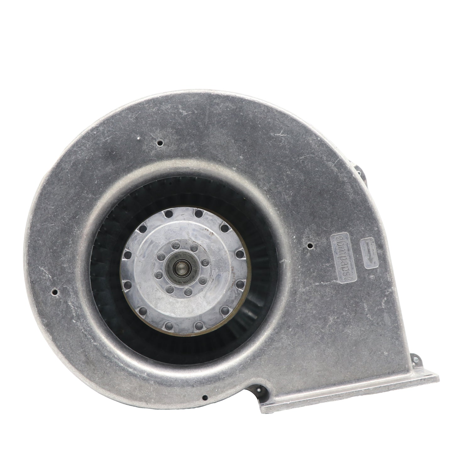 Front view of ebm-papst G2D160-AF02-09 centrifugal fan