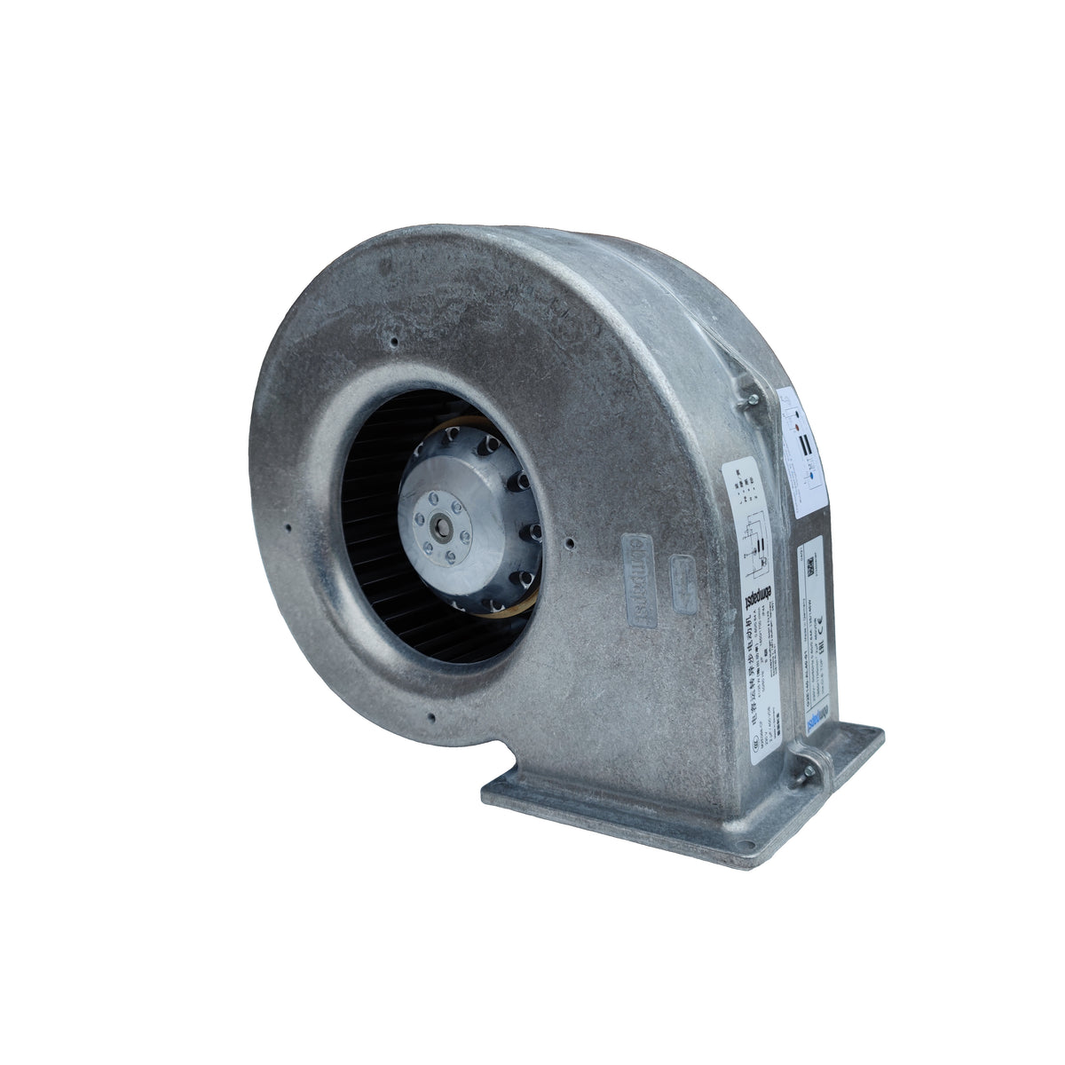 Front view of ebm-papst G2E140-AL40-01 centrifugal fan
