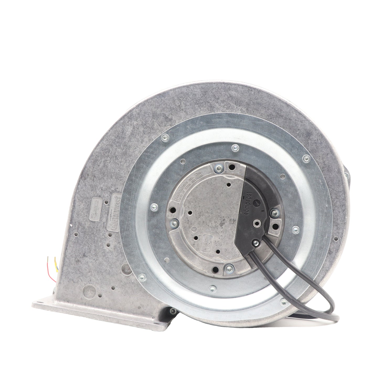 Front view of ebm-papst G3G160-CU09-11 centrifugal fan