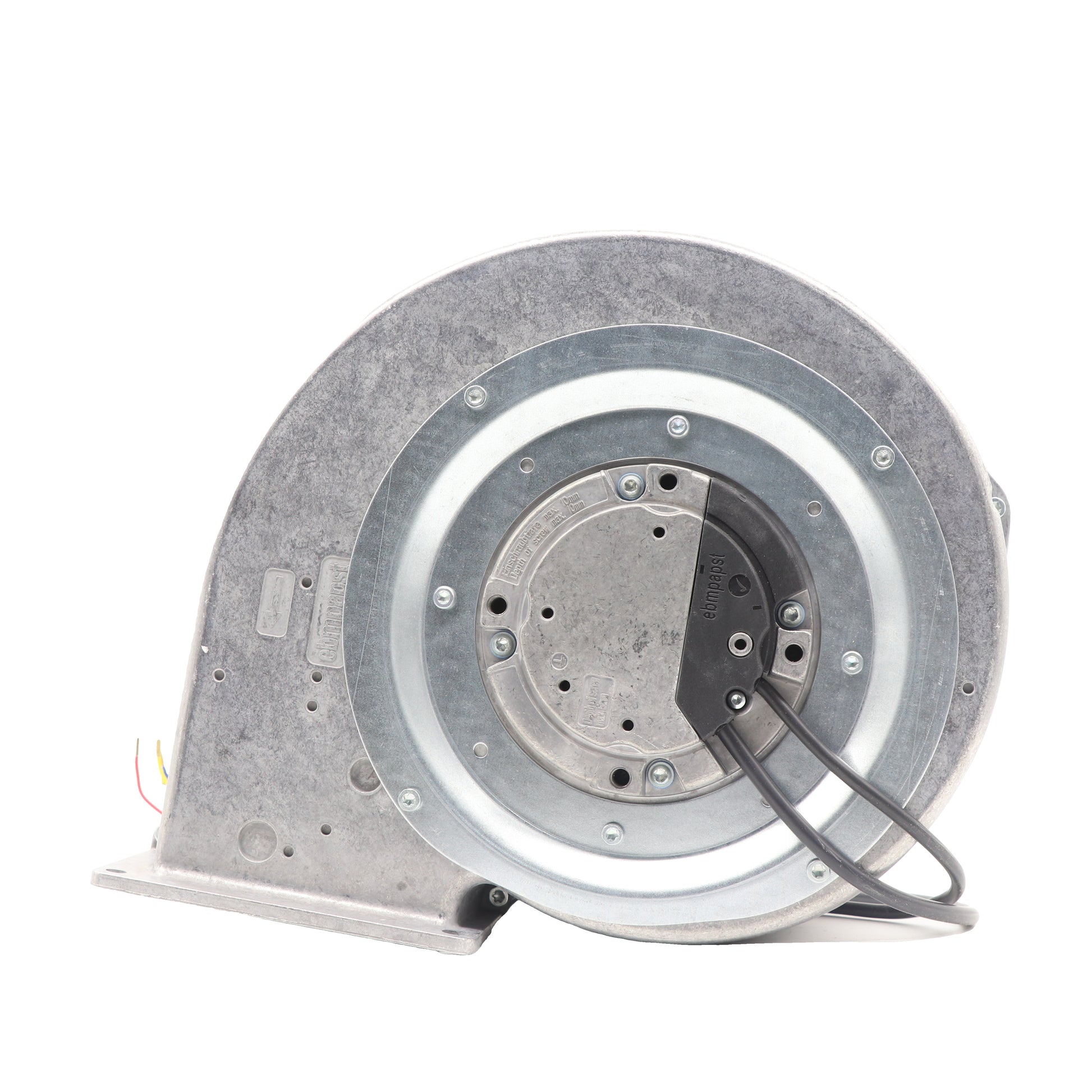 Front view of ebm-papst G3G160-CU09-11 centrifugal fan