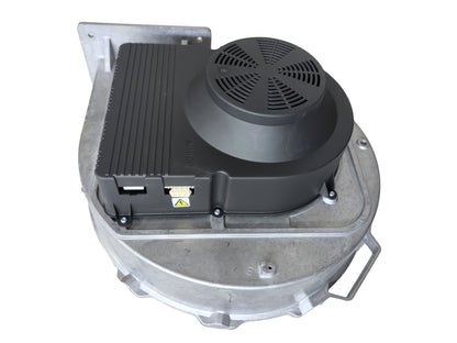 Side view of ebm-papst G3G250-GN04-11 centrifugal fan