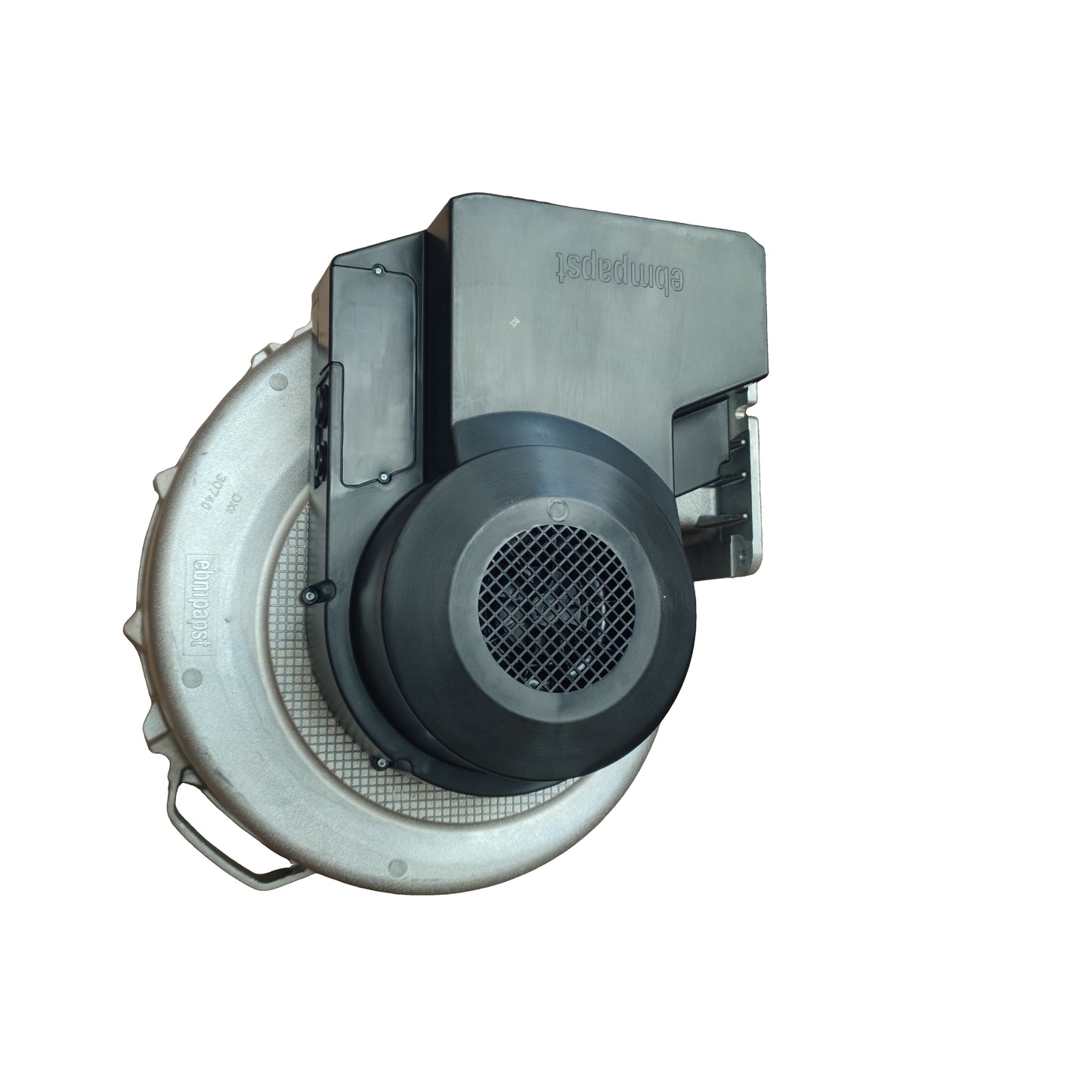 Side view of ebm-papst G3G315-M3G150FF centrifugal fan