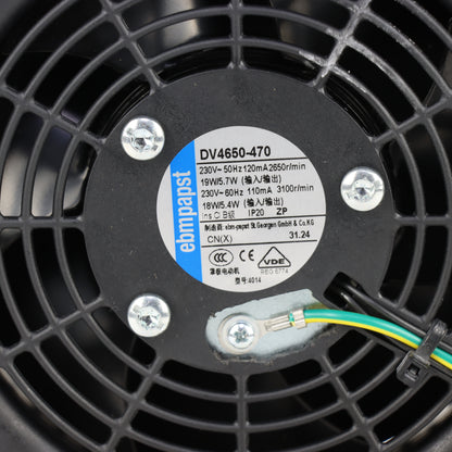 ebm-papst DV4650-470 AC Axial Fan for Industrial Cooling