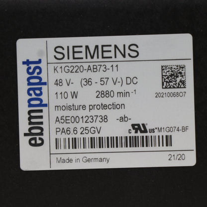 K1G220-AB73-11 220mm 110W Industrial Fan - Industrial Airflow