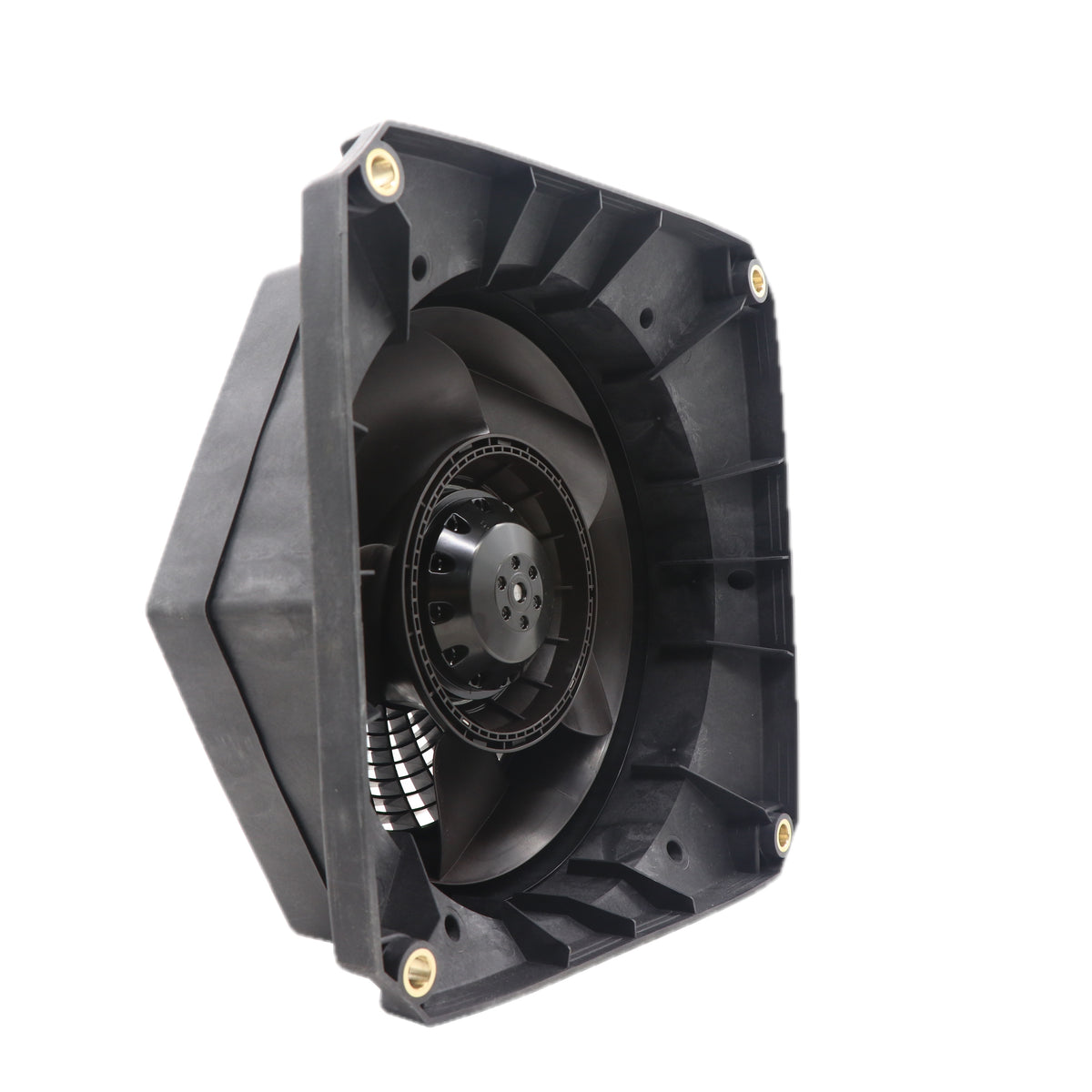 Front view of ebm-papst K2D250-AB32-06 industrial fan