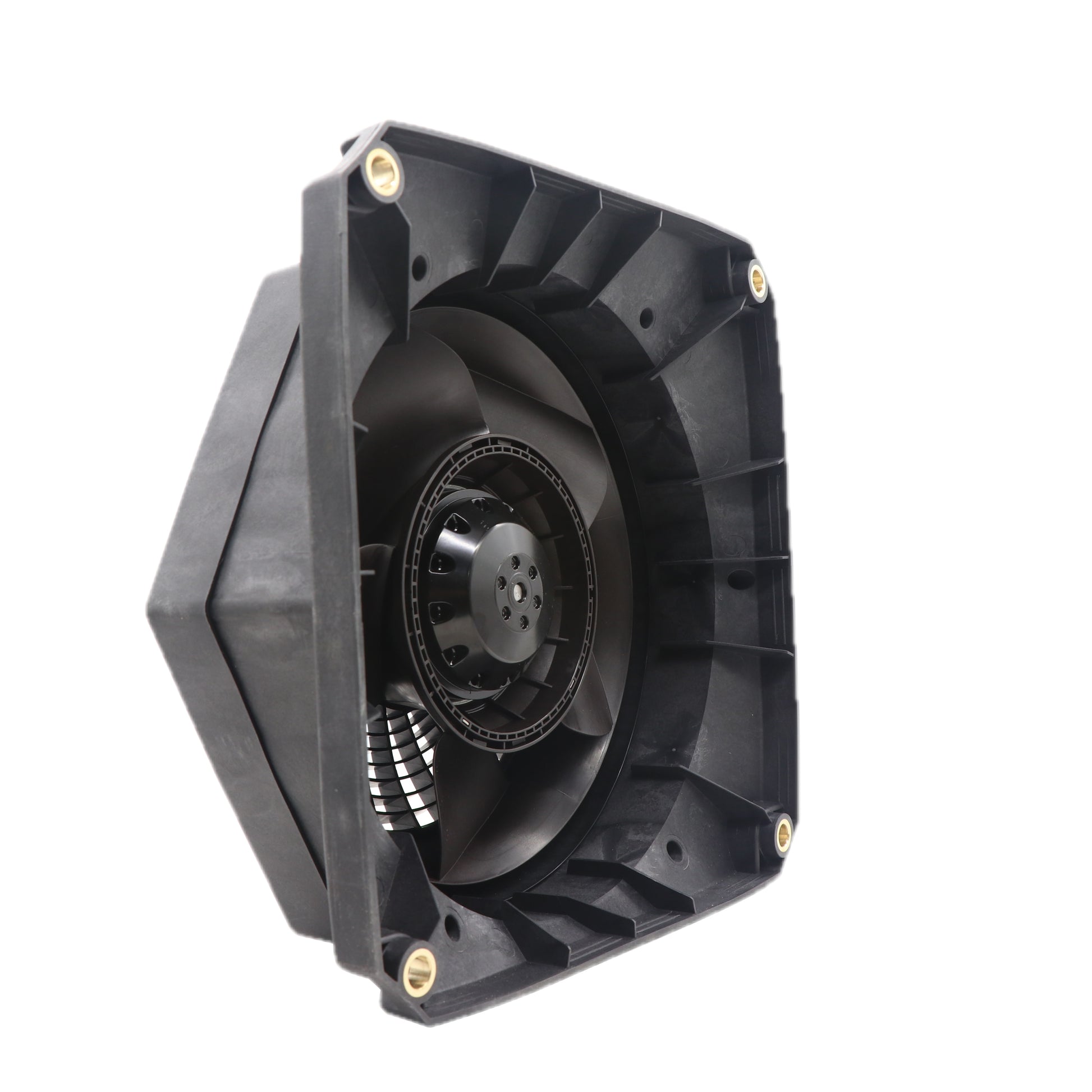 Front view of ebm-papst K2D250-AB32-06 industrial fan