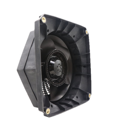Front view of ebm-papst K2D250-AB32-06 industrial fan