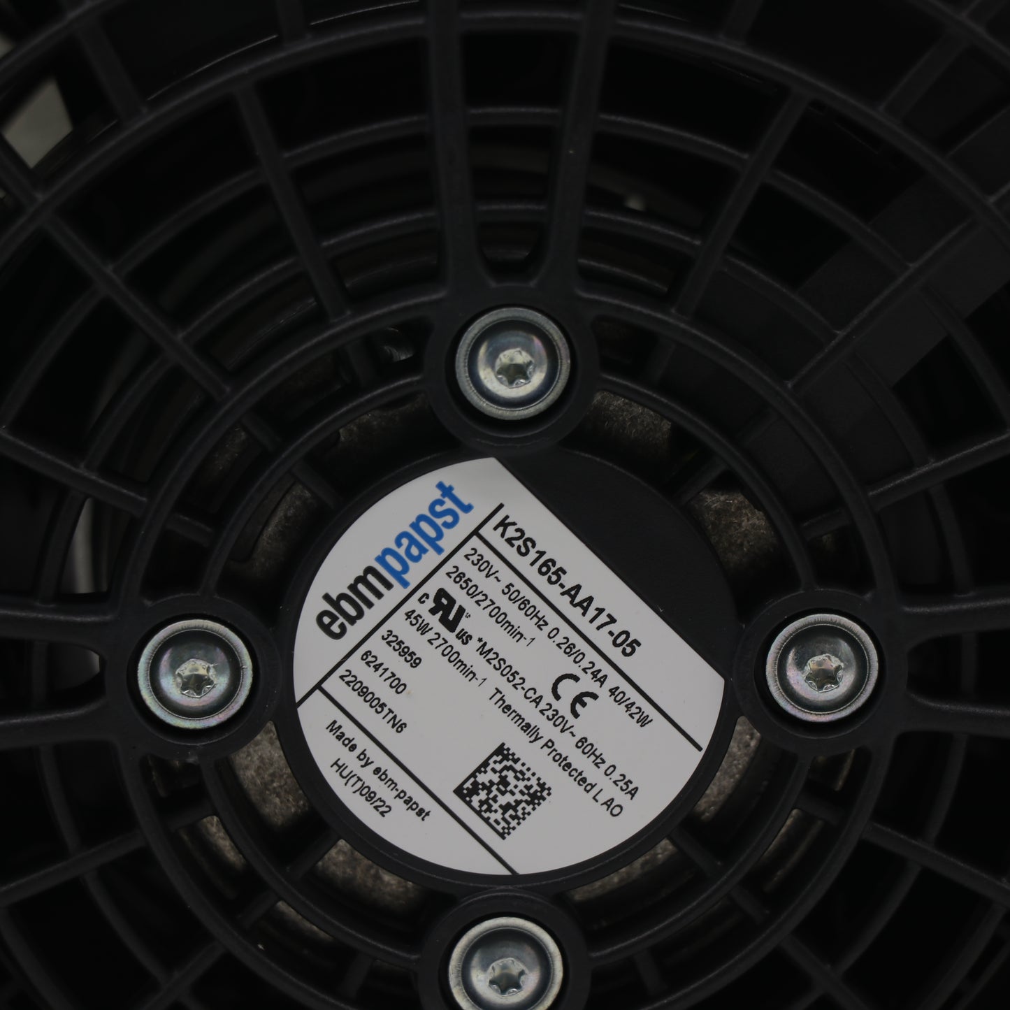 ebmpapst SK3241.100 230V 40W 2700RPM Axial Fan - Industrial Cooling