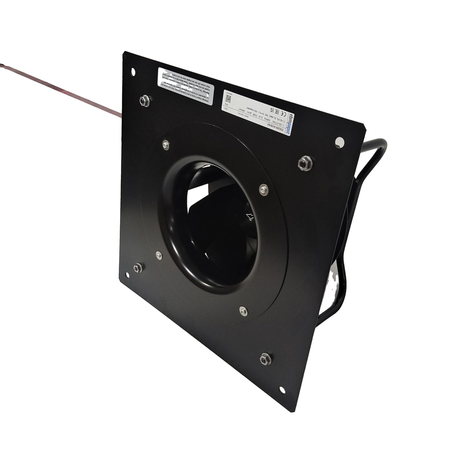 Side view of ebm-papst K3G250-AV29-B4 centrifugal fan