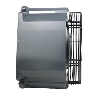 Side view of ebm-papst K3G250-RR17-H9 centrifugal fan