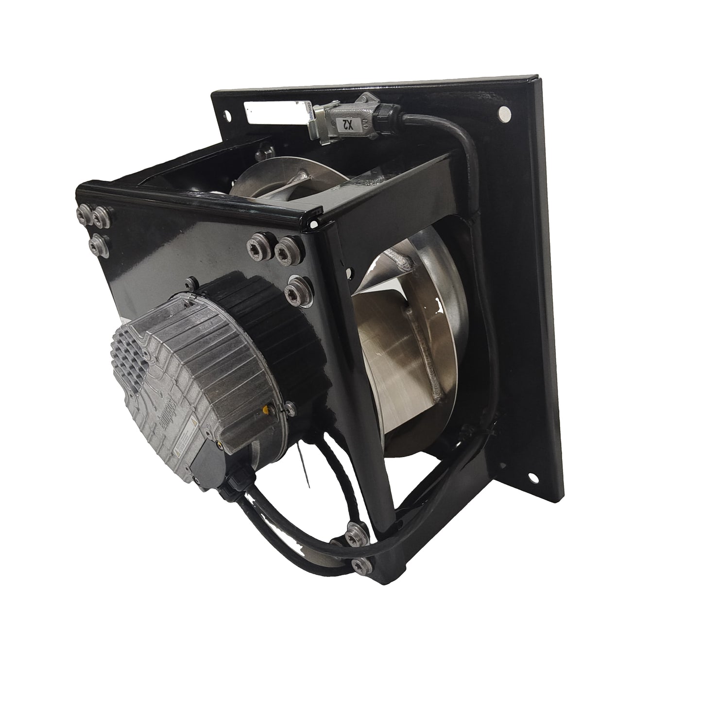 Side view of ebm-papst K3G280-BC01-N3 centrifugal fan
