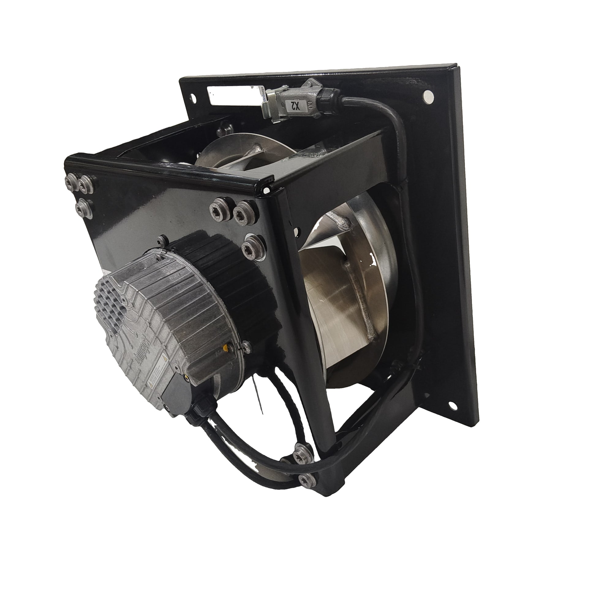 Side view of ebm-papst K3G280-BC01-N3 centrifugal fan