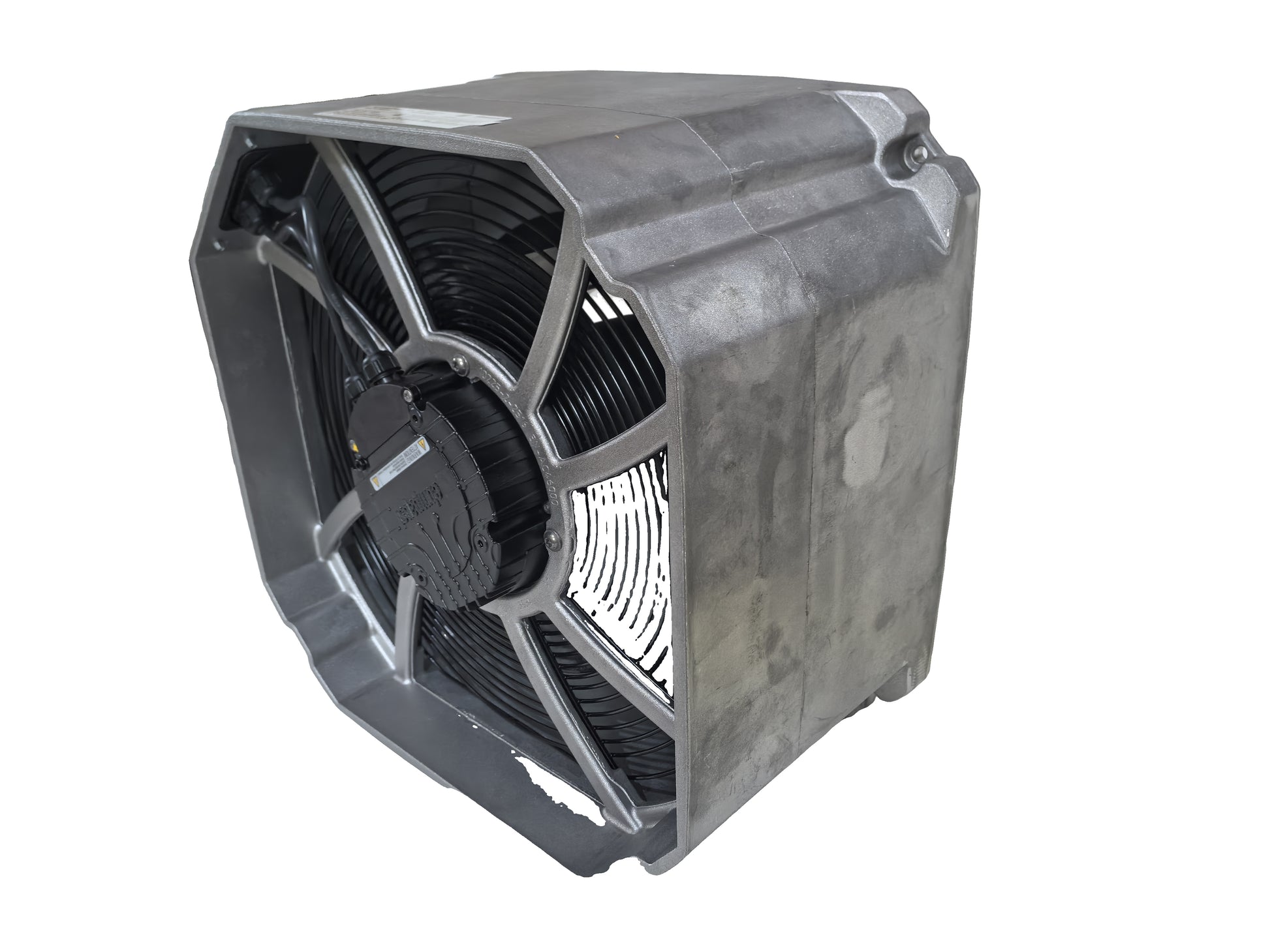 Front view of ebm-papst K3G280-RR03-H4 centrifugal fan