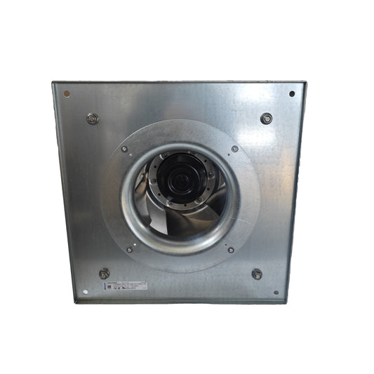 Front view of ebm-papst K3G310-PH58-02 centrifugal fan
