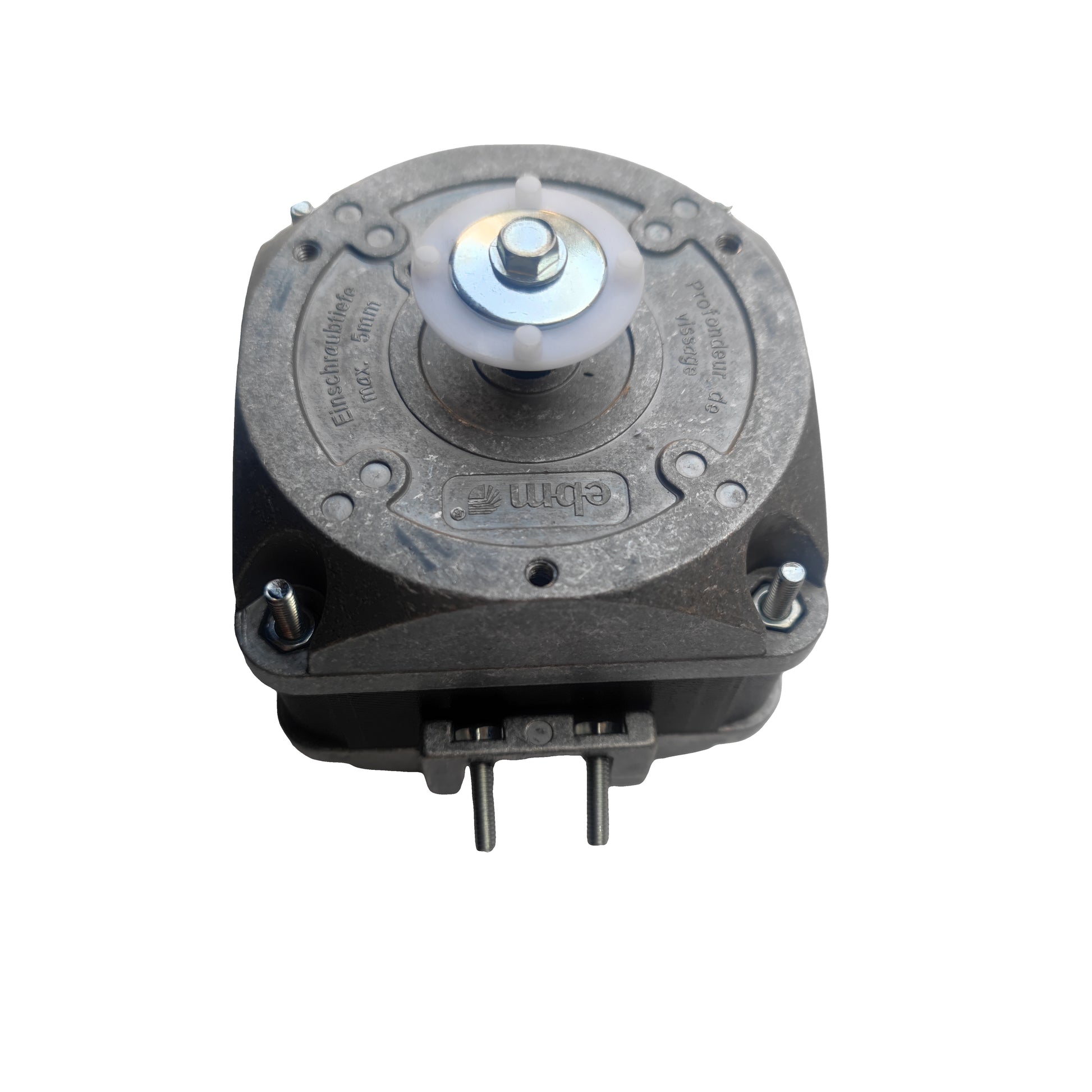 Front view of ebm-papst M4Q045-CF01-75 fan motor