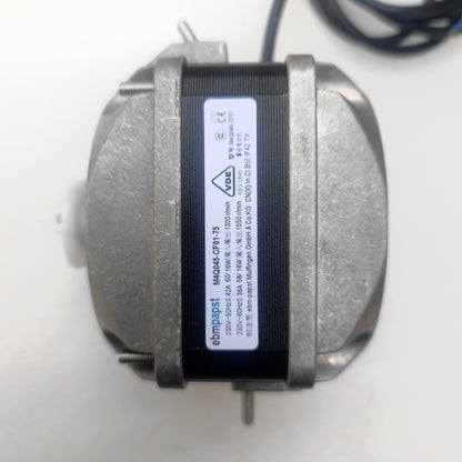 Nameplate detail of ebm-papst M4Q045-CF01-75 fan motor