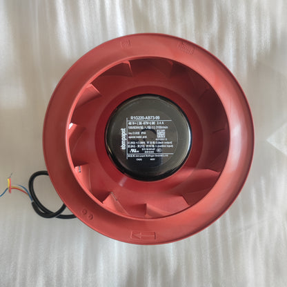 ebmpapst R1G220-AB73-99 220mm 48V Centrifugal Fan 1080m³/h - Industrial Cooling