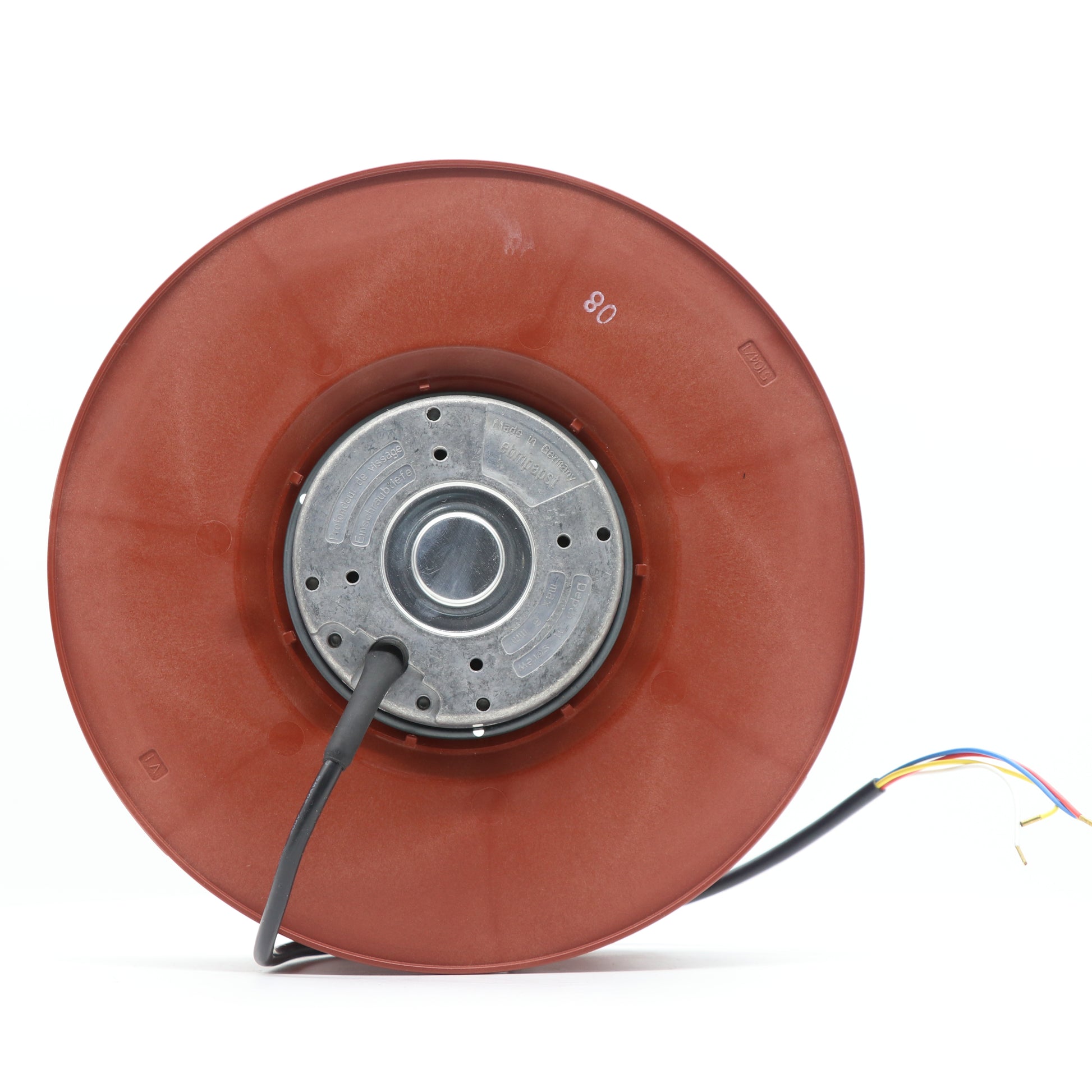 Back view of ebm-papst R1G225-AF11-52 centrifugal fan