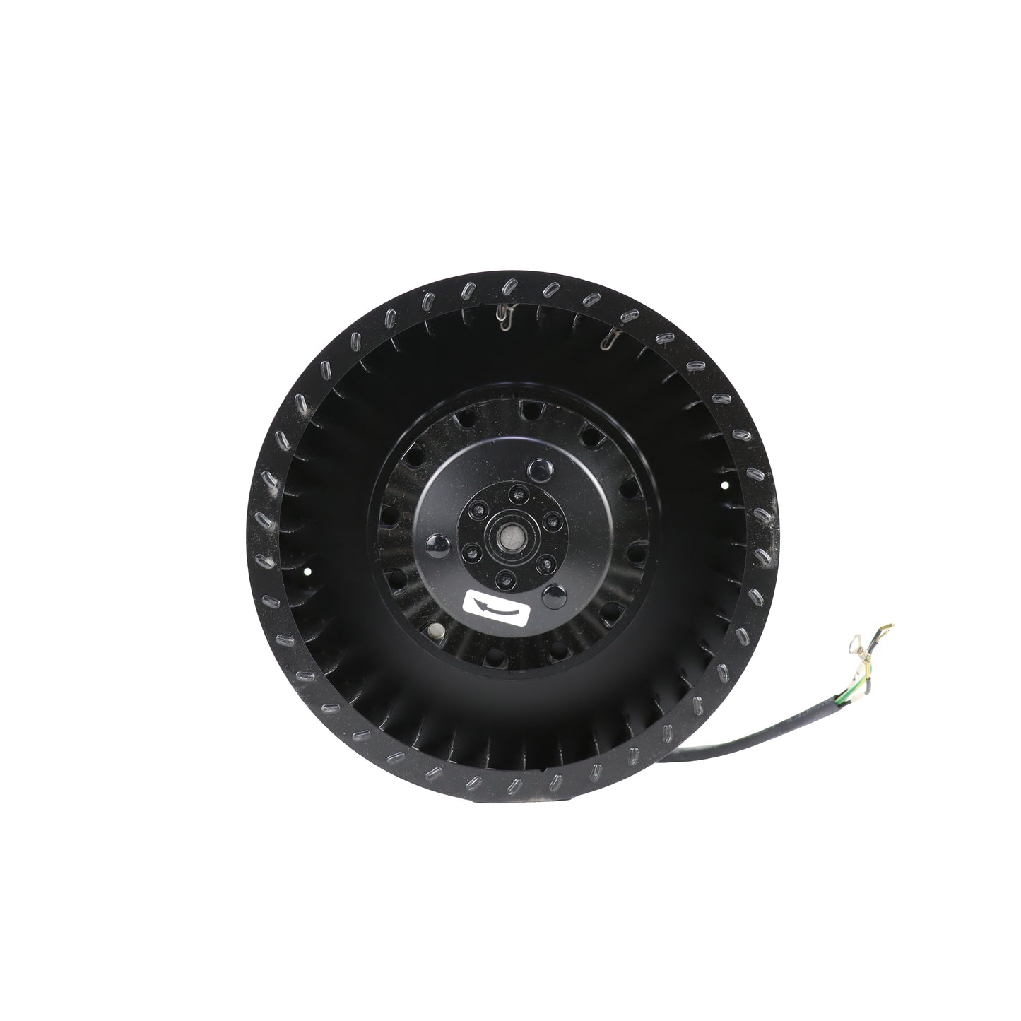 Front view of ebm-papst R2D160-AC02-13 centrifugal fan