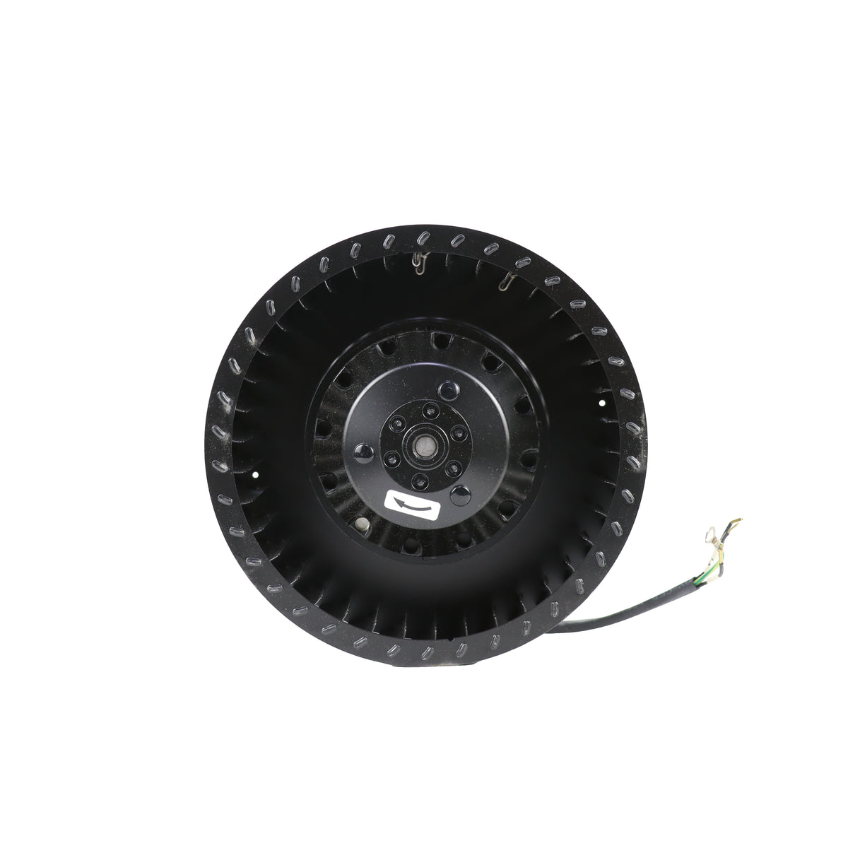 Front view of ebm-papst R2D160-AC02-13 centrifugal fan