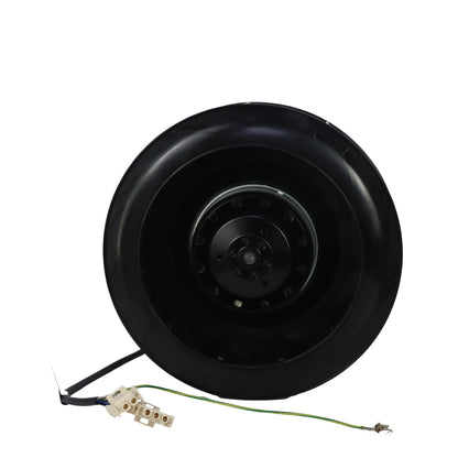 Front view of ebm-papst R2D220-AC14-16 centrifugal fan