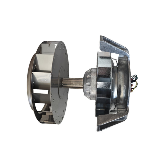 Front view of ebm-papst R2D225-AG02-10 centrifugal fan