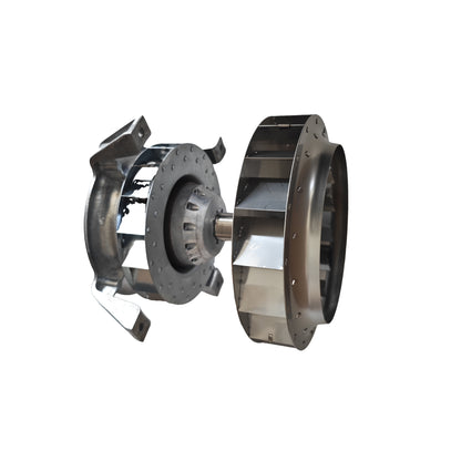Side view of ebm-papst R2D225-AG02-10 centrifugal fan