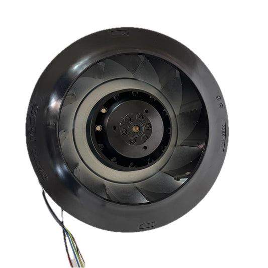 Front view of ebm-papst R2D225-AP02-09 centrifugal fan