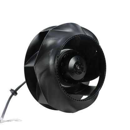 Back view of ebm-papst R2D225-RA26-15 centrifugal fan