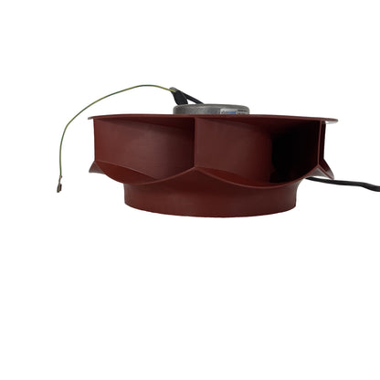 Side view of ebm-papst R2D250-RA10-15 centrifugal fan