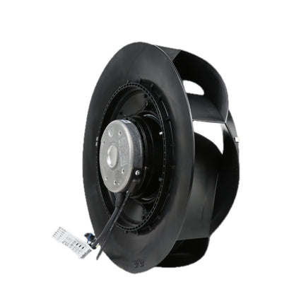 Back view of ebm-papst R2D250-RA28-17 centrifugal fan