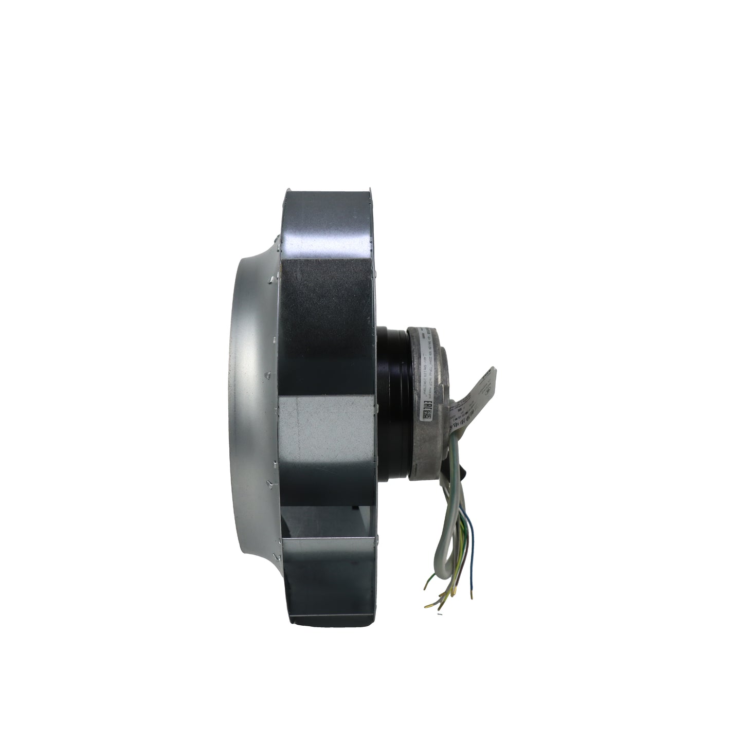 Side view of ebm-papst R2D280-AF10-09 centrifugal fan