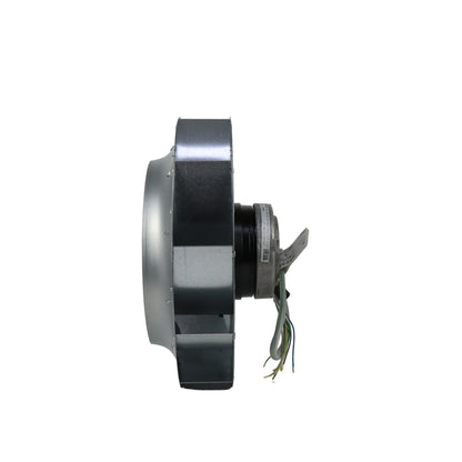 Side view of ebm-papst R2D280-AF10-09 centrifugal fan
