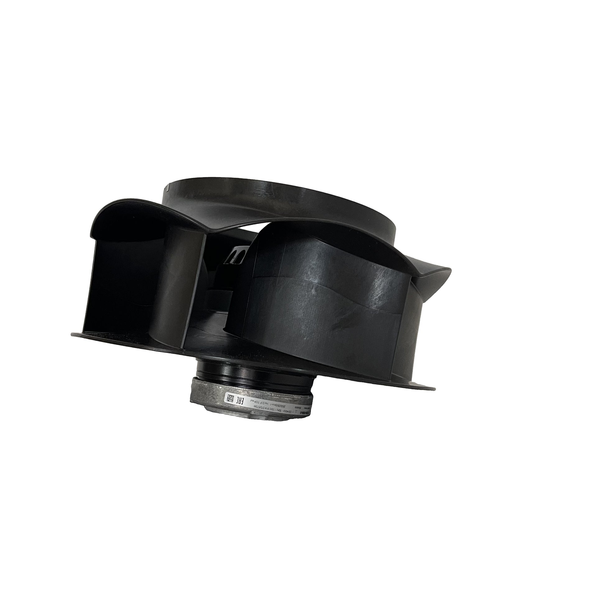 Side view of ebm-papst R2D280-RB06-01 centrifugal fan