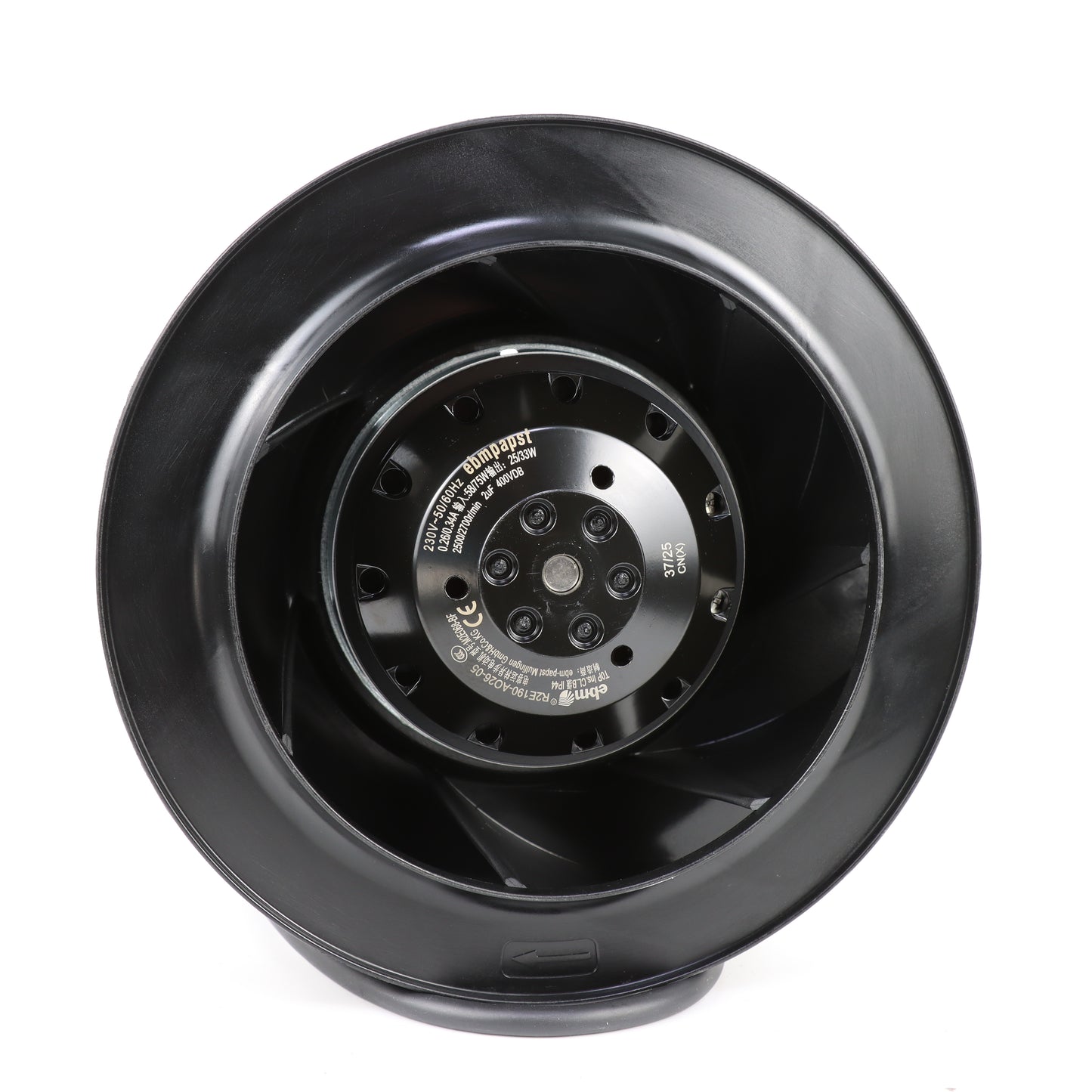 ebmpapst R2E190-AO26-05 61W 190mm 230V Centrifugal Fan