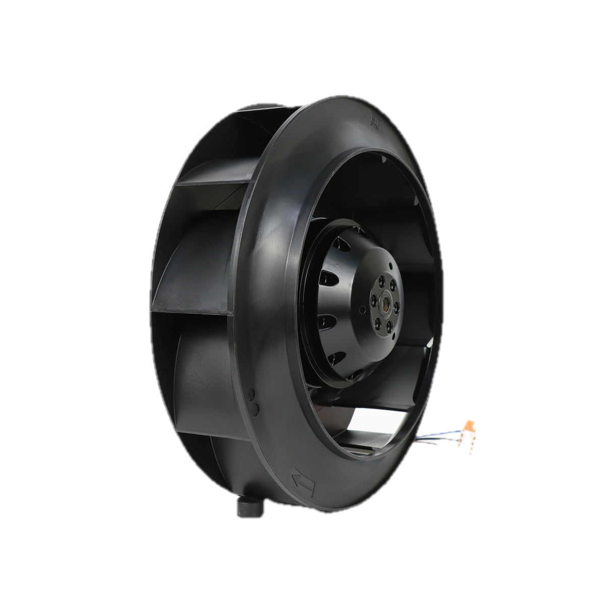Side view of ebm-papst R2E220-AB08-62 centrifugal fan