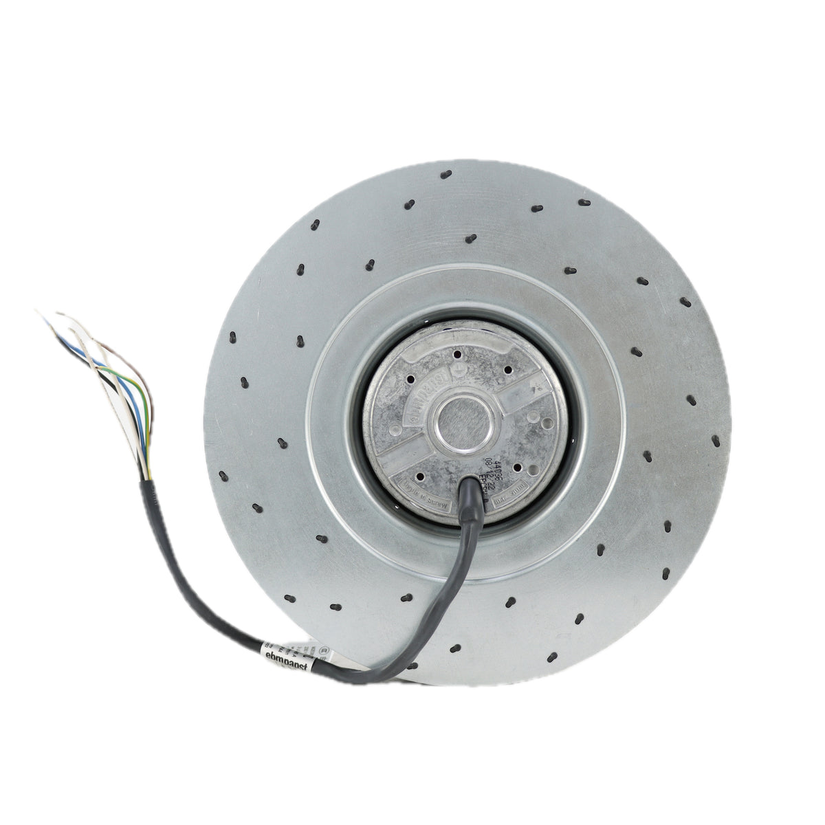 Back view of ebm-papst R2E225-AT51-14 industrial fan
