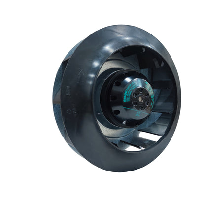 Back view of ebm-papst R2E225-AT52-19 centrifugal fan