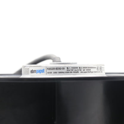 ebmpapst R2E225-BD92-09 Centrifugal Fan 1210m³/h 400Pa