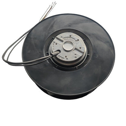 Front view of ebm-papst R2E225-BD92-19 centrifugal fan