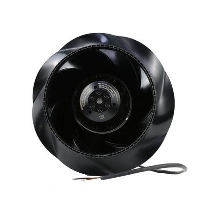 Front view of ebm-papst R2E225-RA92-23 centrifugal fan
